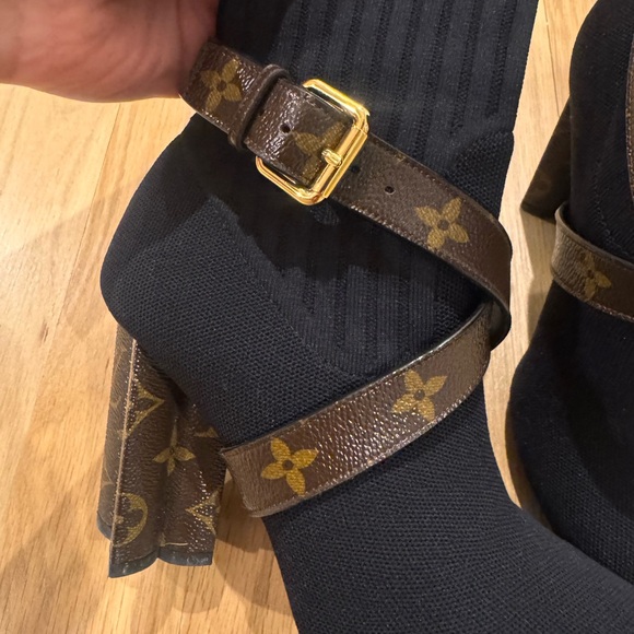 Louis Vuitton Monogrammed Sock Boots - Picture 2 of 7